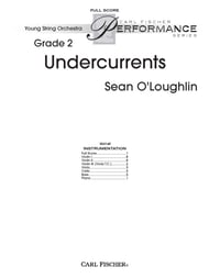 Undercurrents Orchestra Scores/Parts sheet music cover